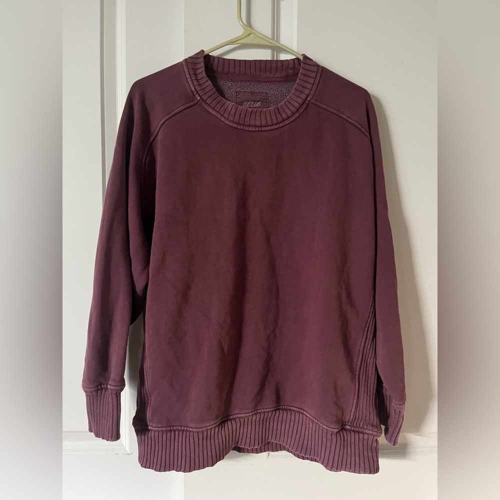 Aerie Burgundy Knit Top